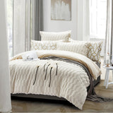 Cream Textured Bedding Set – Soft Minimalist Luxury for Modern Bedrooms