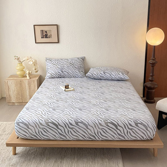 Classic Handwoven Cotton Fitted Sheet - My Store