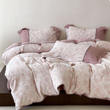 Jacquard Washed Cotton Duvet Cover Set - My Store