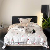 Rose & Polka Dot Tencel™ Duvet Cover Set - My Store