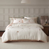 Tencel Embroidered Corner Duvet Cover Set - My Store