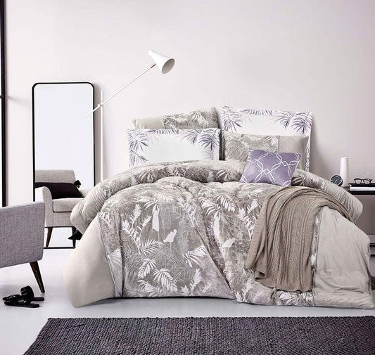 Custom Botanical Print Comforter Set | OEM & ODM Bedding Manufacturer | Luxury Microfiber Quilt | Factory Direct Home & Hotel Bedding Supplier