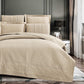 Soft Microfiber Quilted Bedspread Set in Light Gray | Lightweight All-Season Bedding with 1 Bedspread, 2 Pillowcases & 2 Shams | Elegant Textured Design for Cozy Family Bedrooms | Twin–Cal King Sizes