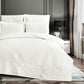 Soft Microfiber Quilted Bedspread Set in Light Gray | Lightweight All-Season Bedding with 1 Bedspread, 2 Pillowcases & 2 Shams | Elegant Textured Design for Cozy Family Bedrooms | Twin–Cal King Sizes