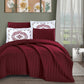 Cozy Blue Microfiber Quilted Bedspread Set | Soft All-Season Bedding with 1 Bedspread, 2 Pillowcases & 2 Shams | Elegant Stitching and Medallion Design for Family Bedrooms | Twin–Cal King Sizes