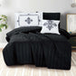 Blue Microfiber Quilted Bedspread Set | Soft All-Season Bedding with 1 Bedspread, 2 Pillowcases & 2 Shams | Elegant Embroidered White Accents | Lightweight, Cozy Comfort | Twin–Cal King Sizes