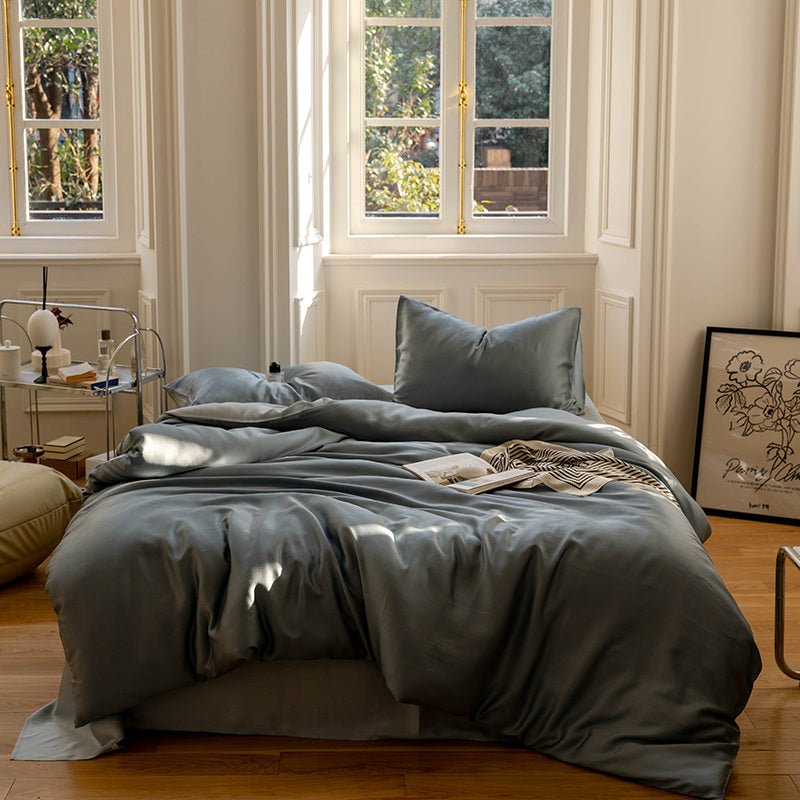 Ash Grey Summer Bedding Set - My Store