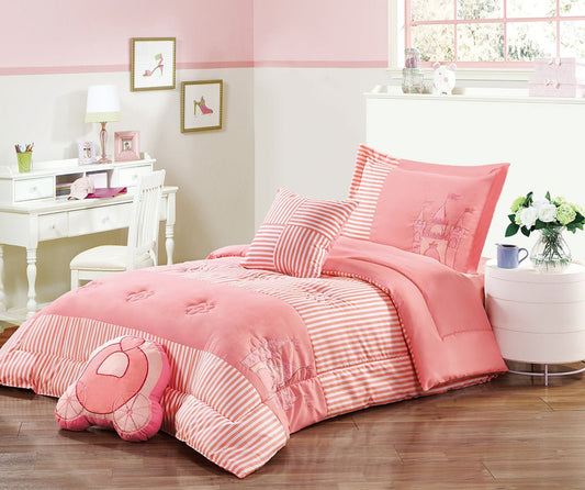 Castle & Petal Quilted Bedding Set - 100% Organic Cotton (3/4/6pcs) - My Store