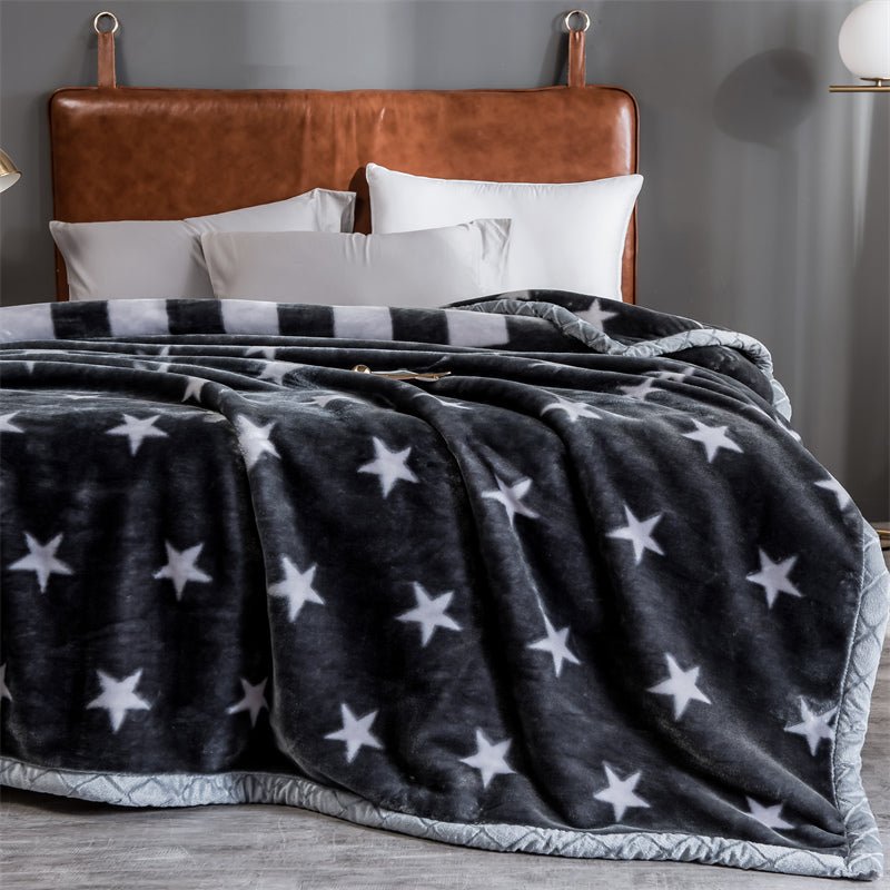 Luxury Raschel Fleece Sofa Blanket - My Store