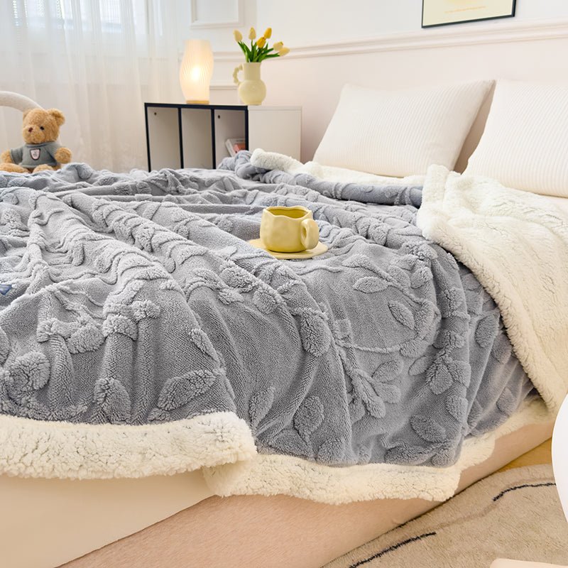 LuxuryPure™ Solid Sherpa Throw - My Store