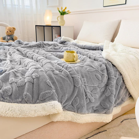 LuxuryPure™ Solid Sherpa Throw - My Store