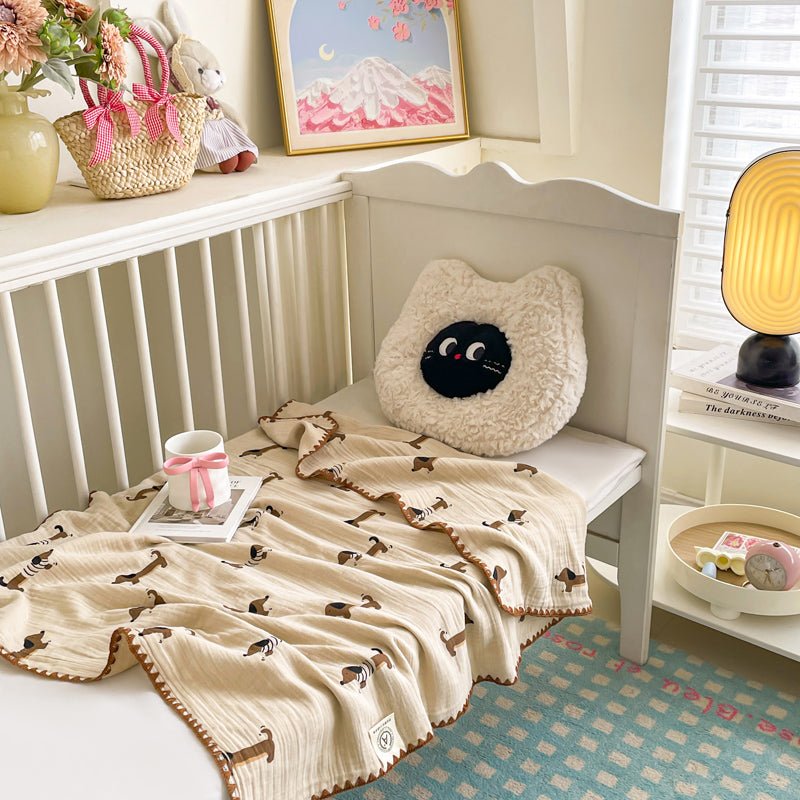 Textured Wrinkled Blanket - Breathable Lightweight - My Store