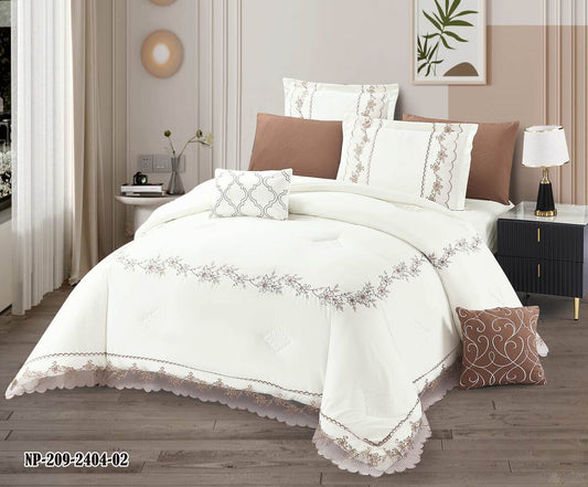 Wedding Lace Floral Comforter Set - My Store